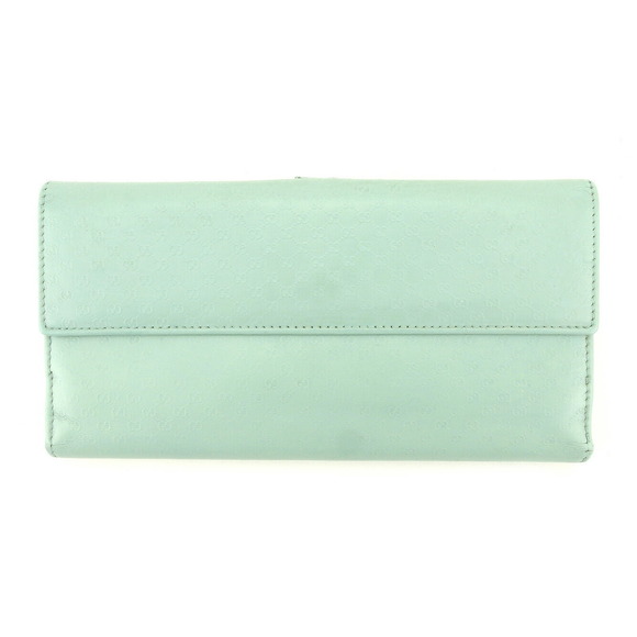 Gucci blue Wallet Micro bifold GG long leather - Picture 1 of 6